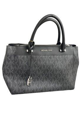 Michael Kors Black Signature Graham Logo Tote